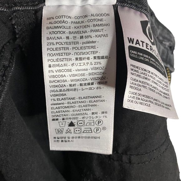 Levi's 721 Women's Black High Rise Skinny Denim Jeans - Picture 7 of 9